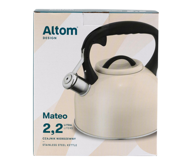Altom Czajnik nierdzewny 2,2l Mateo kremowy - 1580490 - zdjęcie 7